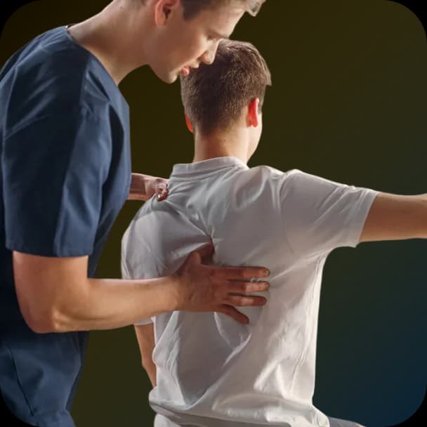 Physiotherapy session at home