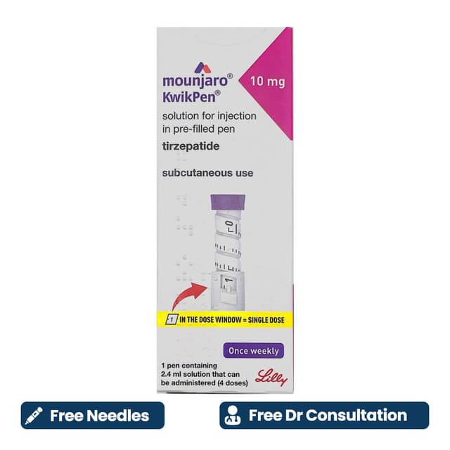 Free Prescription + Mounjaro 10mg + Free Needles